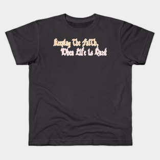 Jesus faith Kids T-Shirt